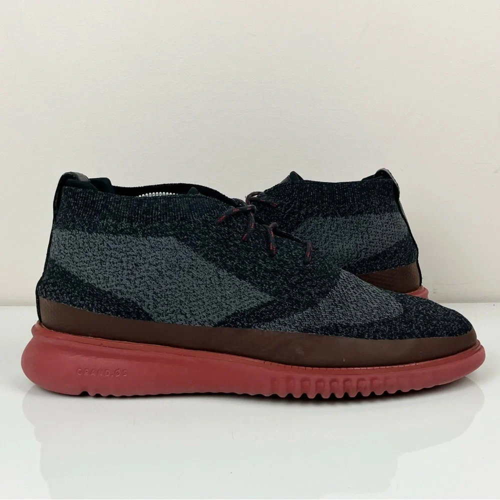 NFS Cole Haan Men’s Shoes Size 8.5 M 2.Zerogrand Stitchlite Chukka Boots Gray
